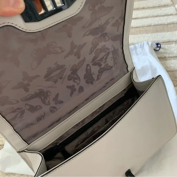 Rebecca Minkoff Quilted Love Crossbody With Chain Inset - Picture 6 of 9